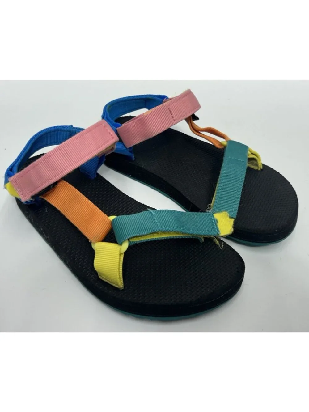 Teva Original Universal Kids Sandals Size 1 K1 Multicolor Outdoor Water shoes